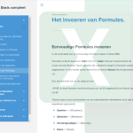 Microsoft Excel werkblad met formules en functies – basiscursus CompUniversity
